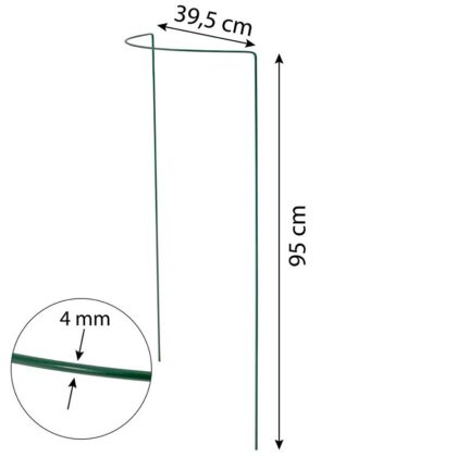 metalinė augalų atrama, 95 cm