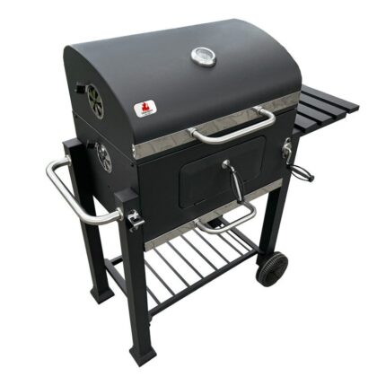 kepsninė – grilis. 113.5 x 50 x 107 cm. su ketaus grotelėmis ir uždangalu