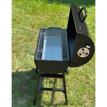 kepsninė – grilis, 73 x 46 x 82 cm, su plieno grotelėmis