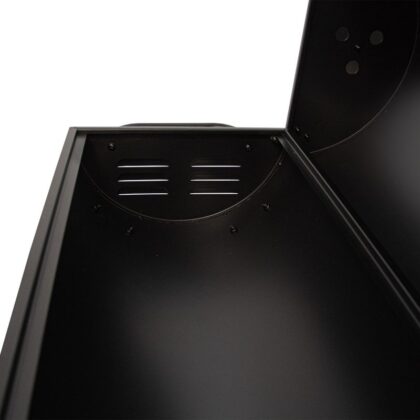 kepsninė – grilis, 73 x 46 x 82 cm, su plieno grotelėmis