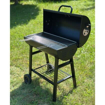 kepsninė – grilis, 73 x 46 x 82 cm, su plieno grotelėmis