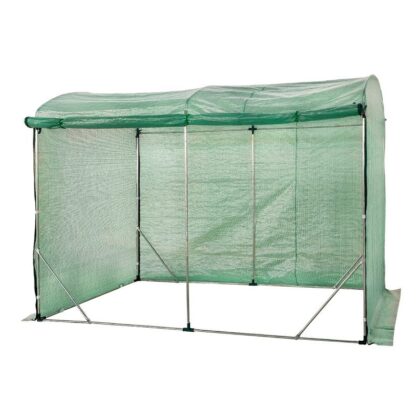 Šoninis šiltnamis, pe, 3 m2, 3x1 m, žalias