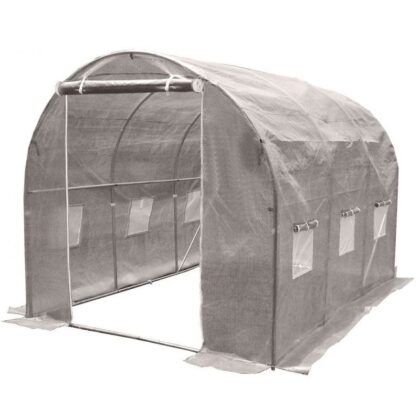 Šiltnamis su armuota plėvele, 6 m2, 2x3 m, pilkas