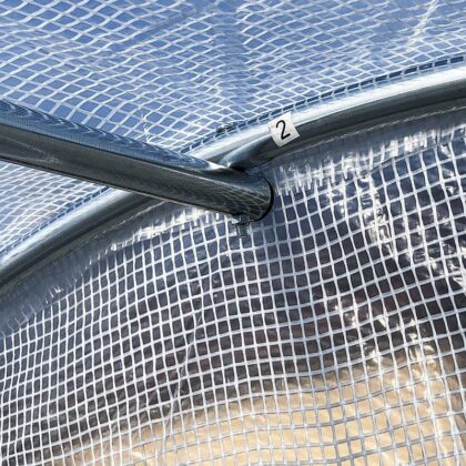 Šiltnamis su armuota plėvele, 9 m2, 2x4,5 m, baltas