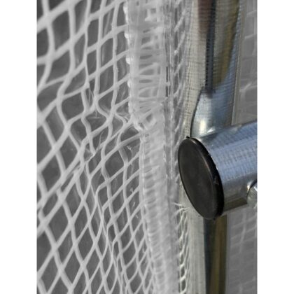 Šiltnamis su armuota plėvele, 10 m2, 2,5x4 m, pilkas