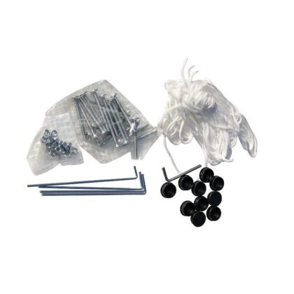 Šiltnamis su armuota plėvele, 10 m2, 2,5x4 m, baltas