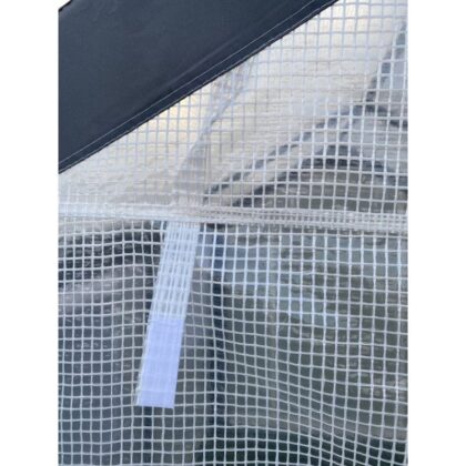 Šiltnamis su armuota plėvelė, 180 x 240 x 230 cm, pilkas