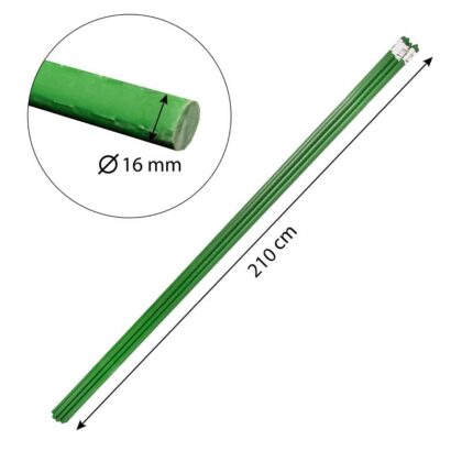 atraminių kuoliukų rinkinys, 10 vnt, 210 cm