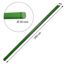 atraminių kuoliukų rinkinys, 10 vnt, 240 cm