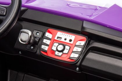 vaikiškas elektrinis bagis, violetinis