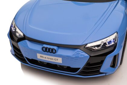 vaikiškas elektromobilis audi rs e tron gt, mėlynas