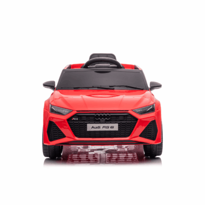 vaikiškas elektromobilis audi rs6, raudonas