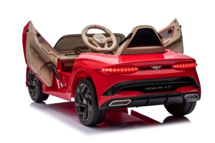 vaikiškas elektromobilis bentley bacalar, raudonas