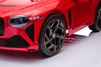 vaikiškas elektromobilis bentley bacalar, raudonas