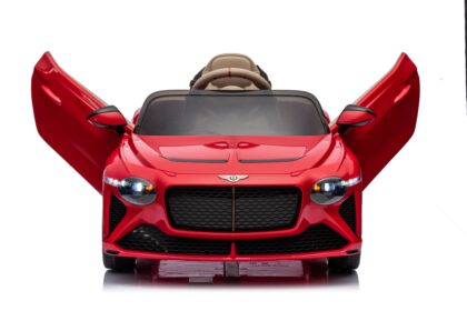vaikiškas elektromobilis bentley bacalar, raudonas