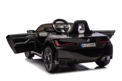 vaikiškas elektromobilis bmw i4, juodas