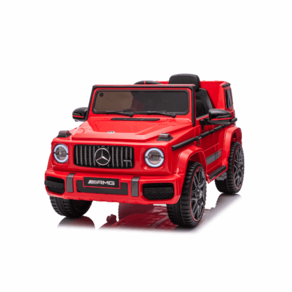 vaikiškas elektromobilis mercedes g63, raudonas