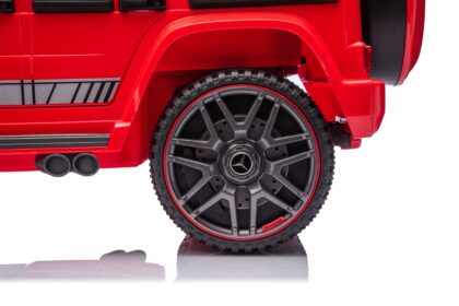 vaikiškas elektromobilis mercedes g63, raudonas