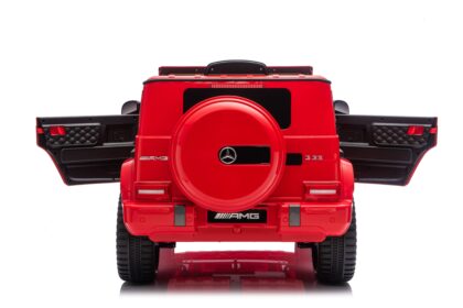 vaikiškas elektromobilis mercedes g63, raudonas
