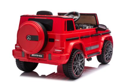 vaikiškas elektromobilis mercedes g63, raudonas