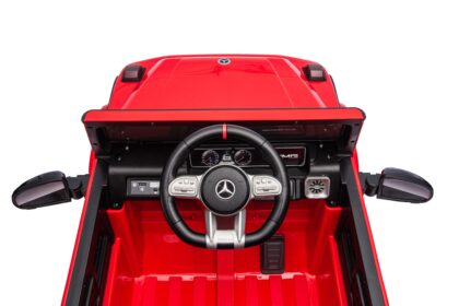 vaikiškas elektromobilis mercedes g63, raudonas