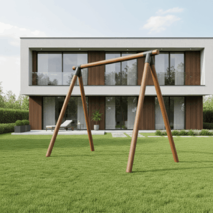 dvigubas sūpynių rėmas hatis „tuko“