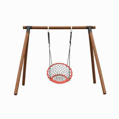 sūpynių rėmas hatis „tuko“ su gandro lizdu