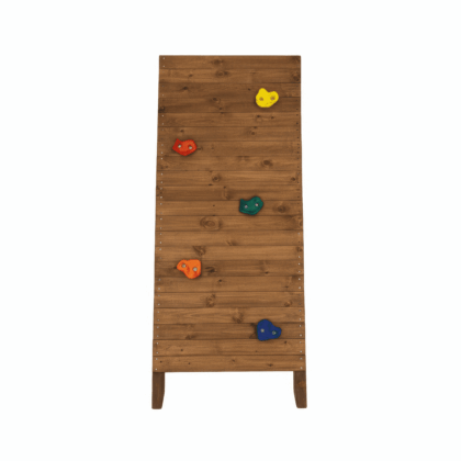 medinė laipiojimo sienelė hatis su 5 kybiais