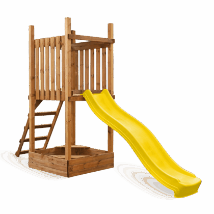 medinis vaikų žaidimų bokštelis hatis „saku“