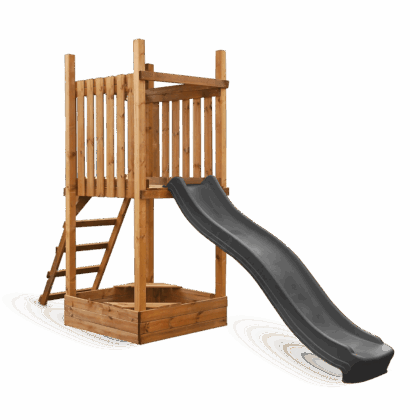 medinis vaikų žaidimų bokštelis hatis „saku“