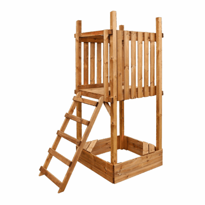 medinis vaikų žaidimų bokštelis hatis „saku“