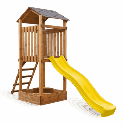 medinis vaikų žaidimų bokštelis hatis „kata“