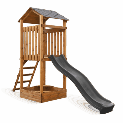 medinis vaikų žaidimų bokštelis hatis „kata“